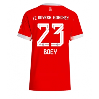 Billige Fotballdrakt Bayern Munich Sacha Boey #23 Replika Hjemmedrakt Dame 2025-26 Kortermet